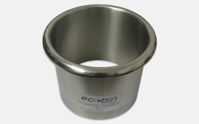 Stainless steel round waste chute range